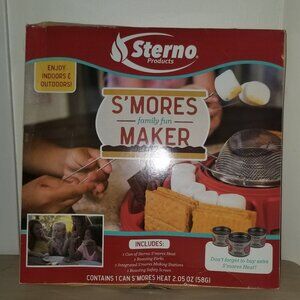 Sterno S'mores Family Fun Maker - Indoors & Outdoors - NIB